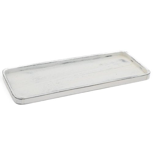 Tácka biela drevo 50*20*2,2cm