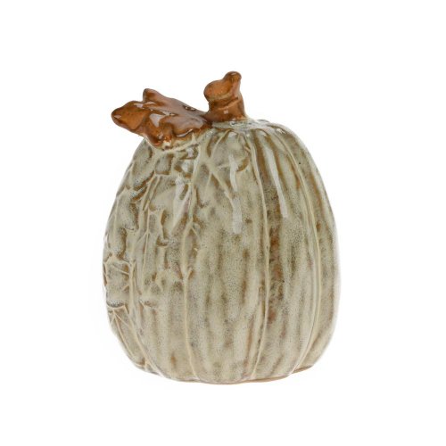 Tekvica zeleno-hnedá porecel. 8*6*10,5cm