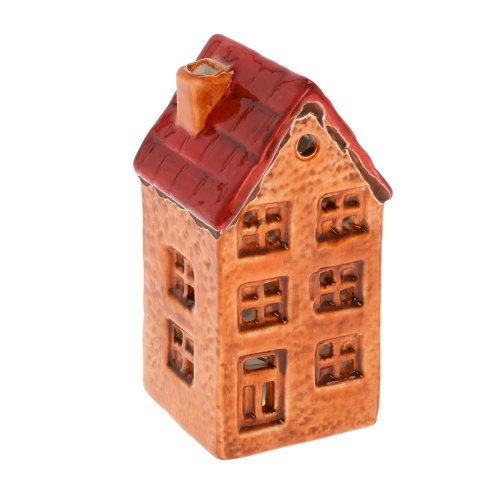 Domček čer/ora led porcel. 5*5,2*10cm