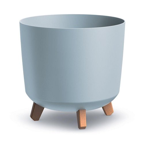 Dgtl300l kvetináč gracia tubus na nohách šedý 29,8xv28,5cm - Vianočné stromčeky