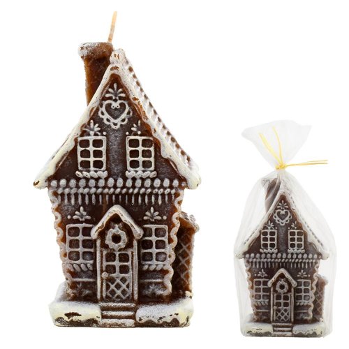 Perníkový domček malý hnedý 8,5x14cm