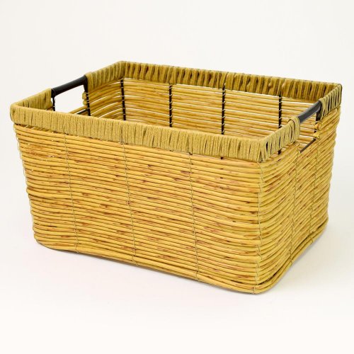 418fl/s koš plast natur 44x33x24cm - Umelé kvety