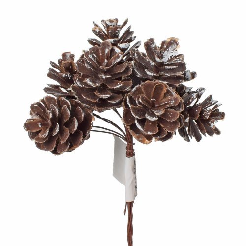 Zápich šišky hne/bie plast /8 12cm