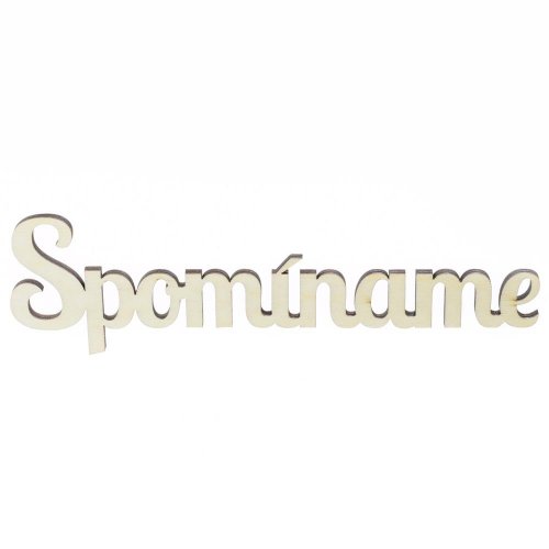 Výrez-spomíname 20x6cm s/3