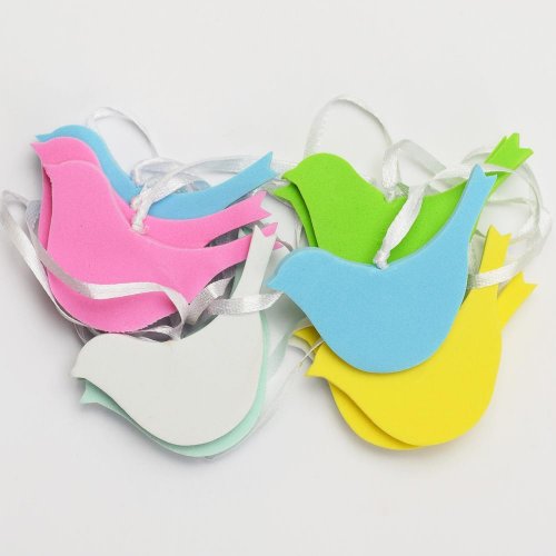 Sc vtáčik záves eva s/12 6cm mix super cena