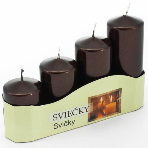 Adventná postupná 50/4 met.hnedá - Vianočné dekorácie a ozdoby