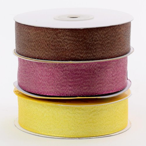 Stuha atlas mix farba 25mmx25y