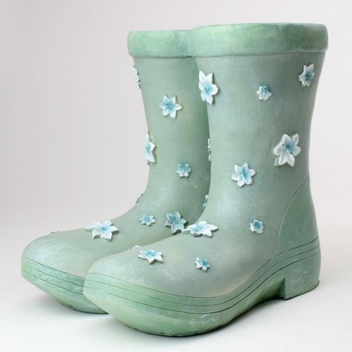 Obal čižmy mentol 25x21x23,5cm