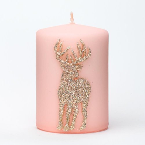 Jeleň val.7x10 rose gold - Vianočné dekorácie