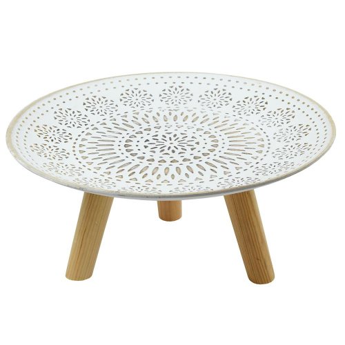 Podnos na nožičkach drevo mdf 35x17cm super cena - Umelé kvety