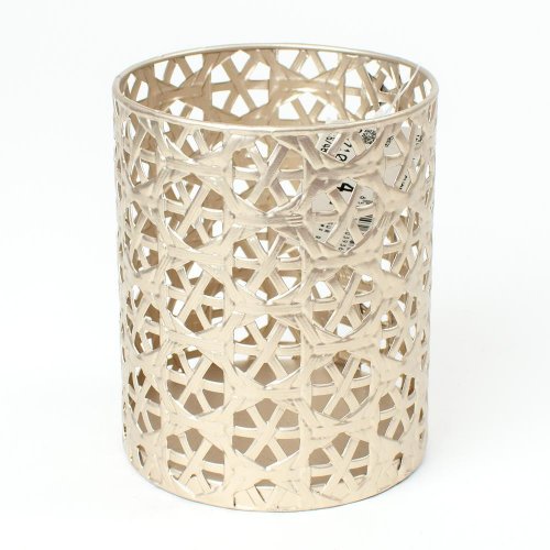 Lampáš kov champagne 9,5x9,5x11cm