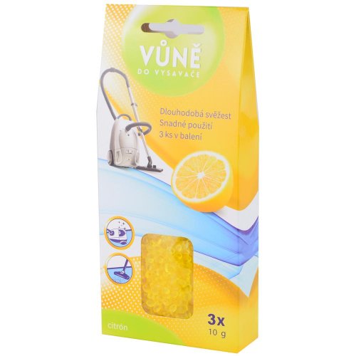 Vôňa do vysávača citrón 3x10g super cena - Jesenné dekorácie