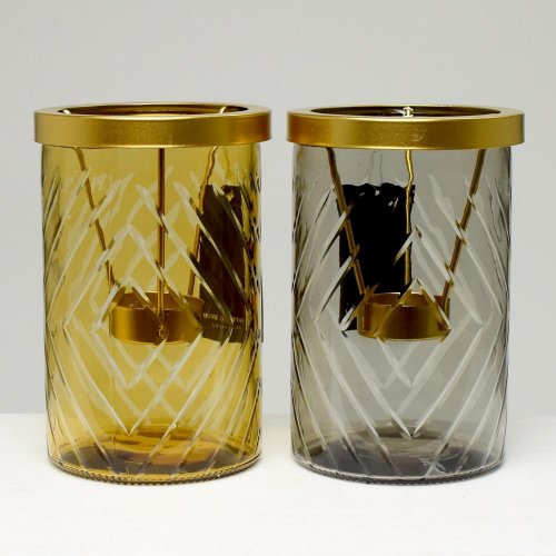 Svietnik na čajové svieč 15cm 2ass gr