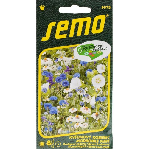 Kvetinový koberec modrobiele nebo 6g