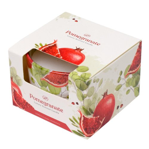 Voň.v skle pomegranate 115gr /puk0001/ 8x8x6cm - Vianočné dekorácie