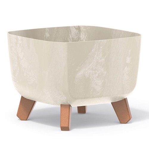 Dgql240e kvetináč gracia sq.na nohách beton pieskový 24xh18,7cm - Umelé kvety