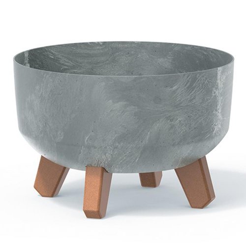 Dgrl300le kvetináč gracia low beton šedý 28,5xv17,7cm 6,8l