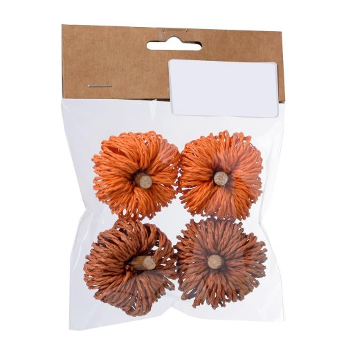 Tekvice drevo oranž./tm.oranž v sáčku s/4 5x5x3cm