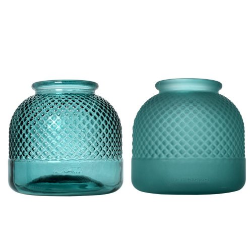 Váza sklo farb. v/v/h diaman ass verd tr/op v24 pr.24 / vh-24-ve