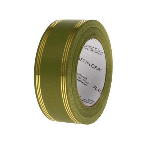 Stuha smútočná oliva 4cm/50y 112060/360000