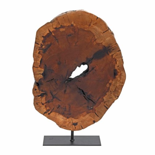 Dekorácia drevo 25x4x30cm natur