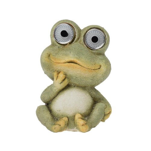 Žaba solar keramika 9x9x13cm