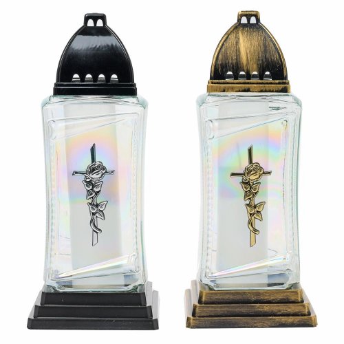 Wk-70 kah. sklo s krížom 200g 33,5 cm - Veľkonočné vajíčka