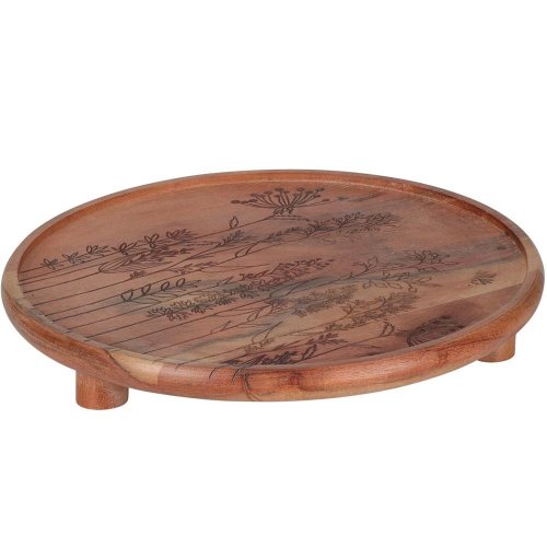 Podnos okrúhly akátov. drevo //a66100160