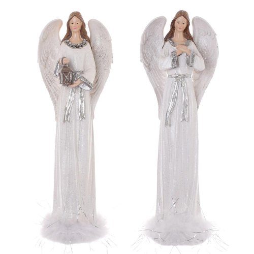 Anjel biely mix2 39cm polyres super cena