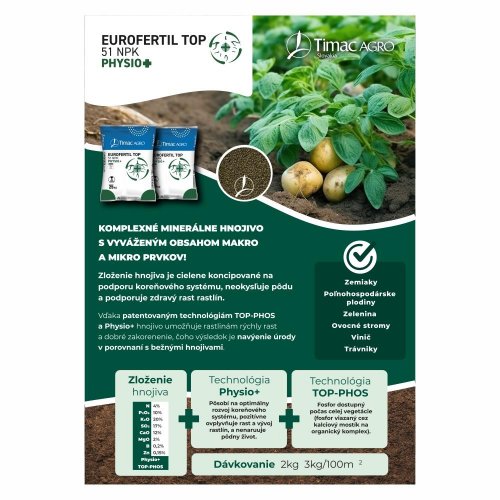 Eurofertil top 51 npk 25kg