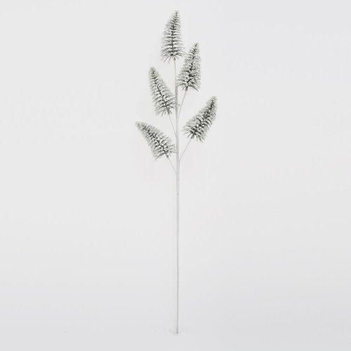 Konár čečina stromčeky zel/bie ľadové 63cm