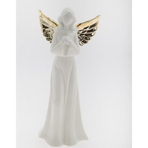 Anjel bie/zla led keramika 11,2*8,1*26,6cm