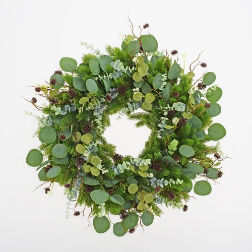 Veniec čečina, mix eucalypt 55cm