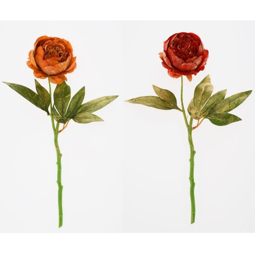 Ks pivonka, zeleň mix/2f 40cm - Umelé kvety