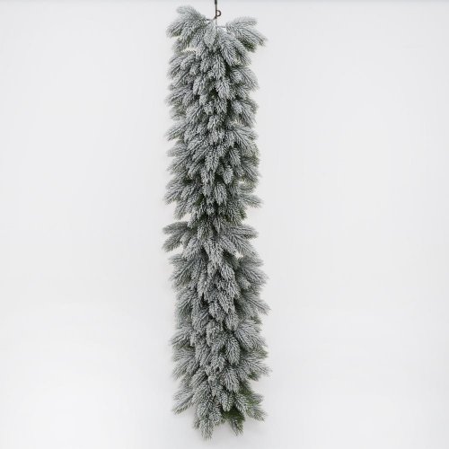Girlanda čečina, osnežená 105cm - Umelé kvety