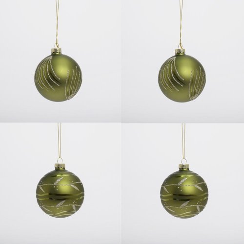 Vian. gule pist/zla sklo s/4 10cm