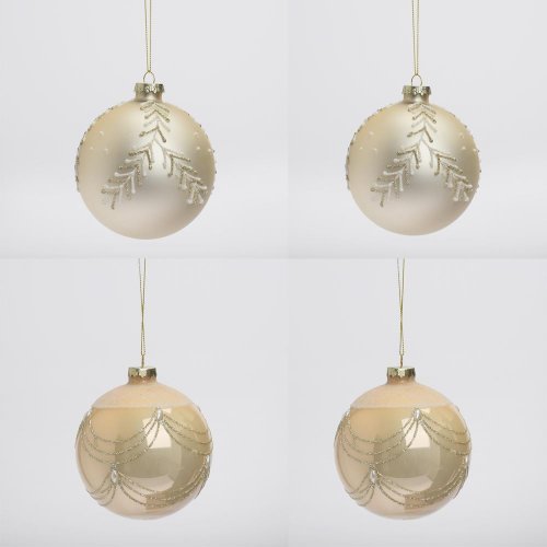 Vian. gule krém/zla sklo s/4 10cm