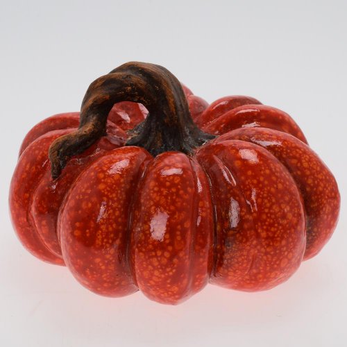 Tekvica červeno-oranžová poly 19*18*11cm