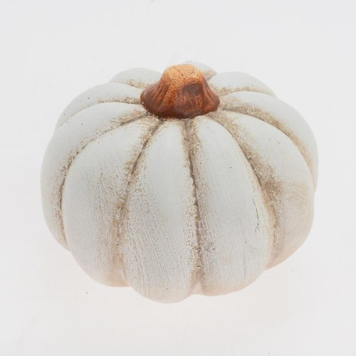 Tekvica bielo-hnedá keramika 9*9*7cm