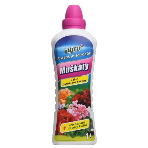 Agro pelargónie a balkónové kvety 1l