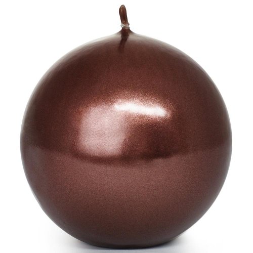 Guľa 80 met.hladká hnedá - Umelé kvety