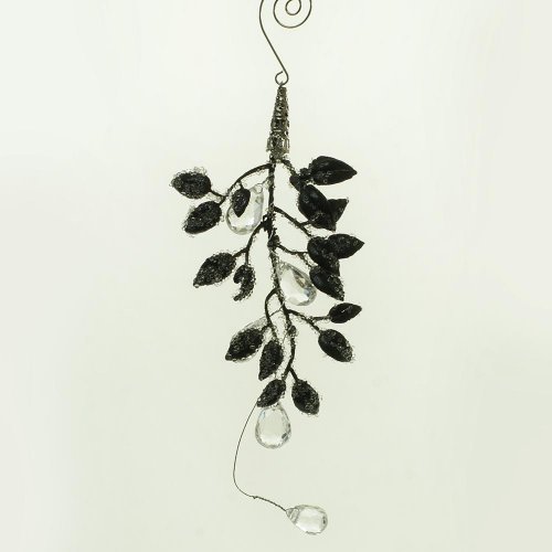 Záves strapec tmavý acryl 12cm