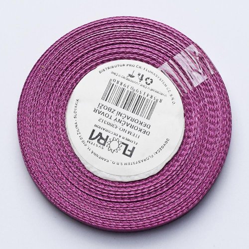 Saten stuha 10mm/15m farba 171 ,staroružová