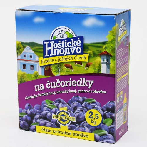 Hoštické hnnojivo čučoriedky 2,5kg 6/k.