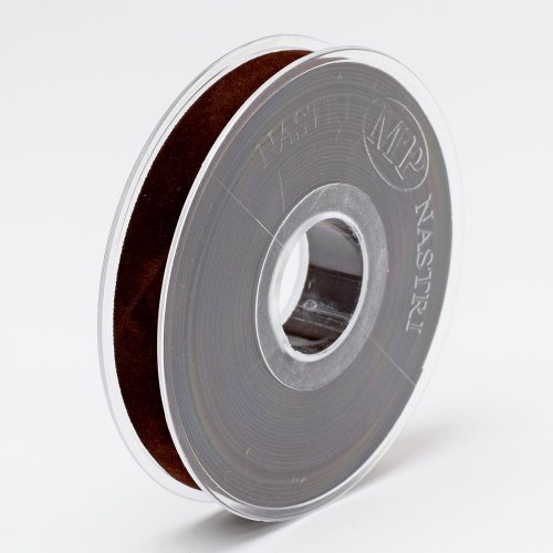 Stuha zamat 15mmx7m  tm hnedá