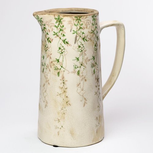 Džbán keramika vzor zelený 20,5x13,5x25,5cm