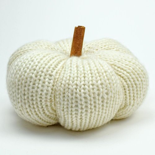 Tekvica bavlna biela 18cm