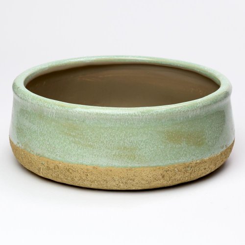 Obal kruh keramika zelený 21,5x21,5x8cm