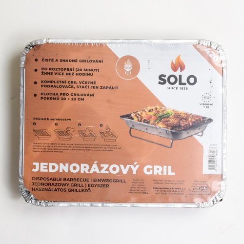 Gril jednorázový solo 300x230cm