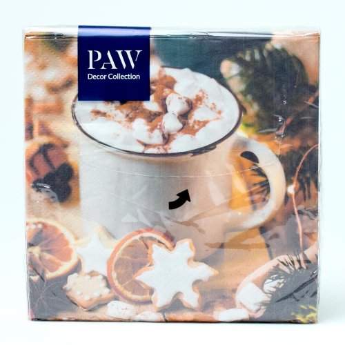 Sdl233500 servítky 33x33cm/20ks/3vrst. enamel hot mug